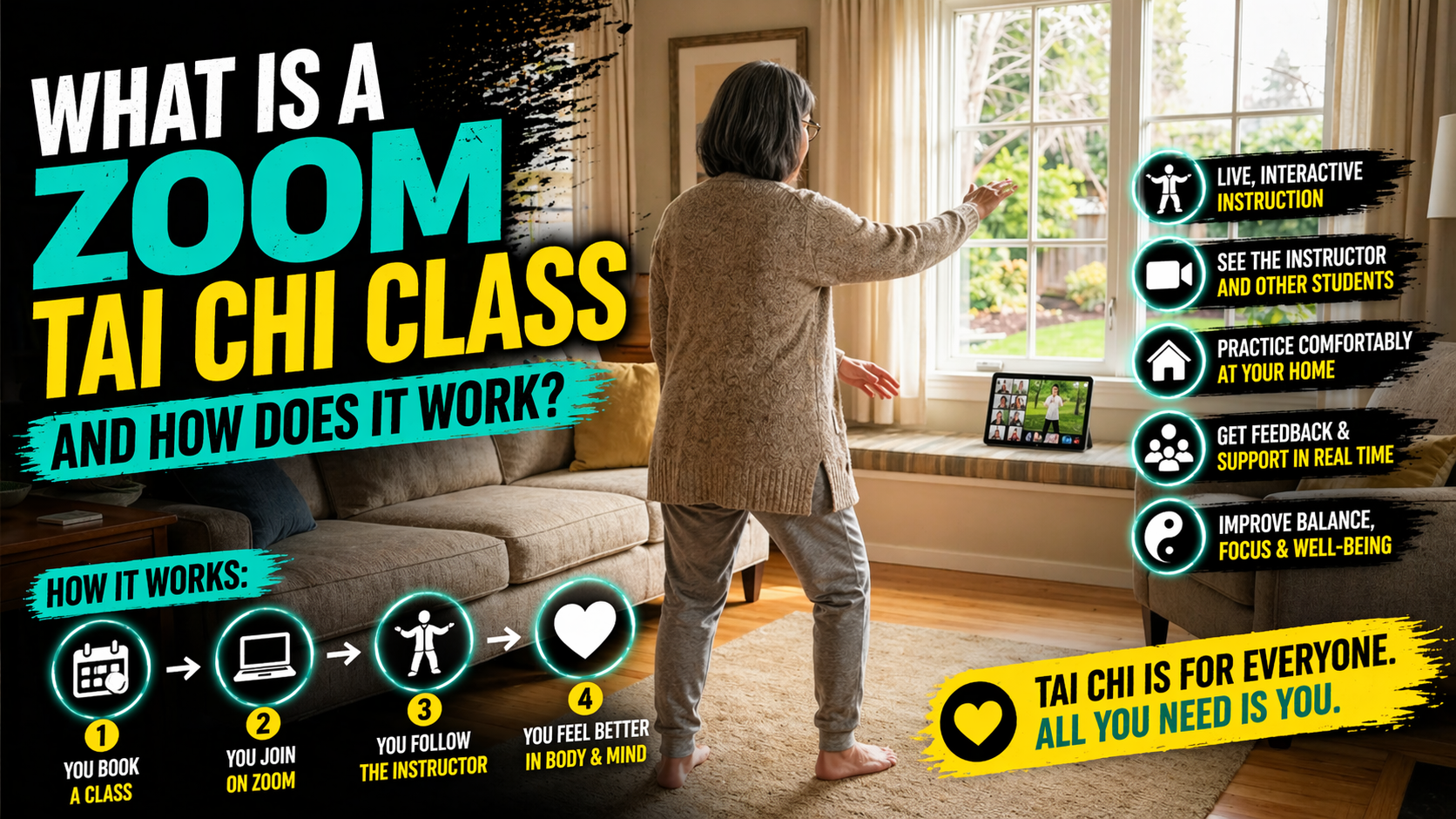 What Is a Zoom Tai Chi Class and How Does It Work?