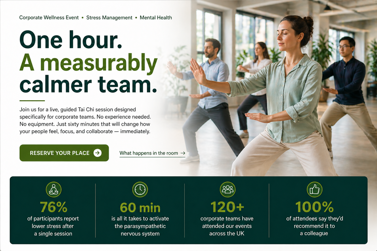 Tai Chi Corporate Events