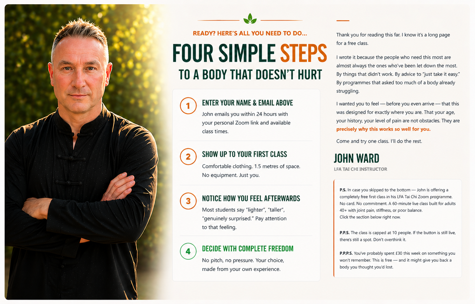 Edinburgh Tai Chi Zoom Classes