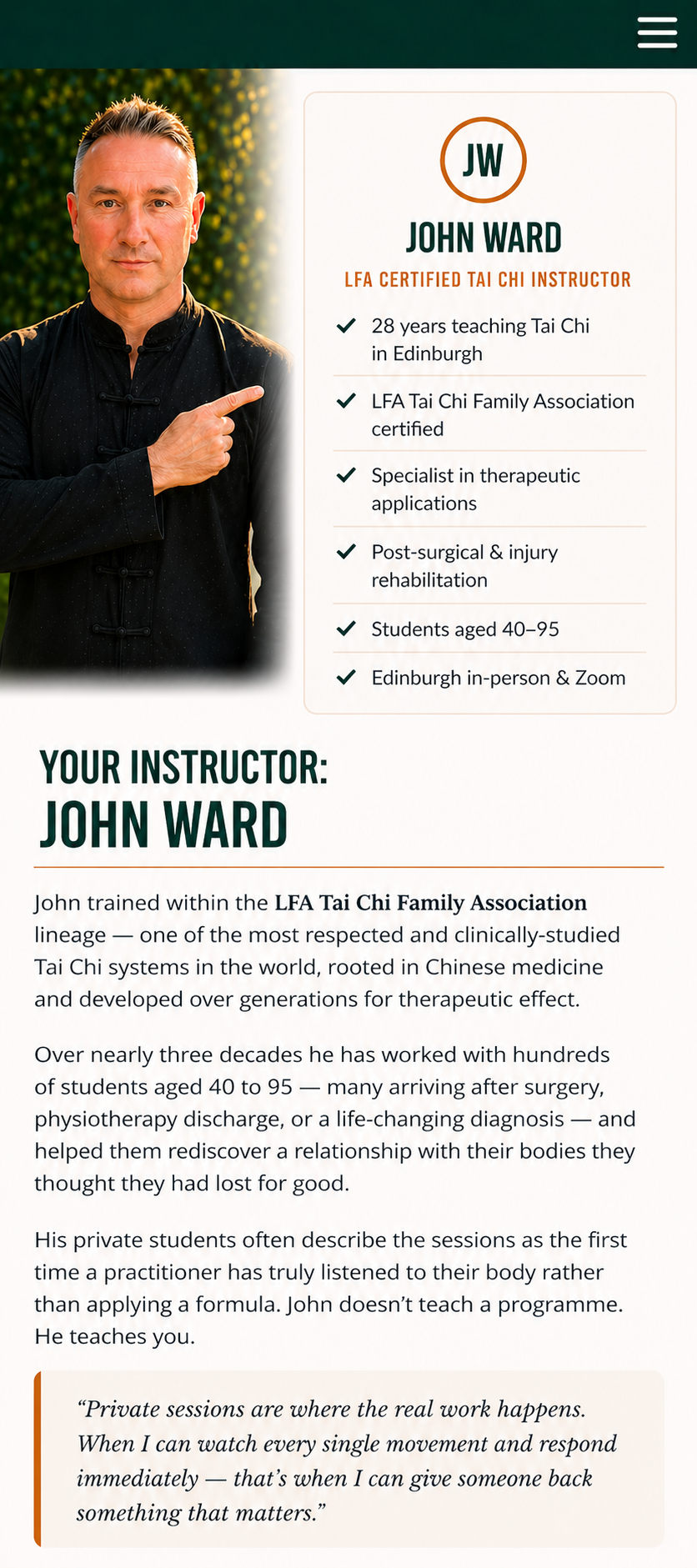 tai chi edinburgh