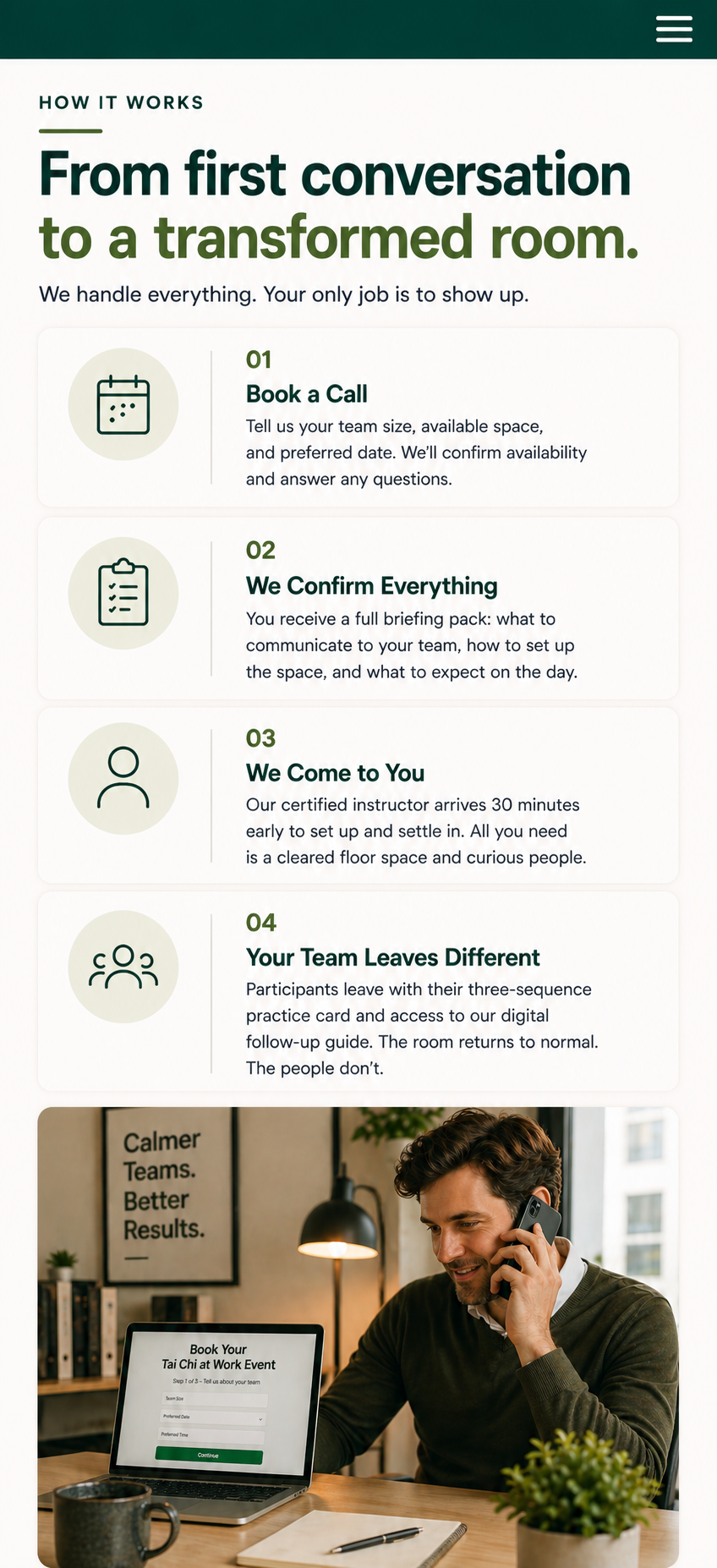 Tai Chi Corporate Events