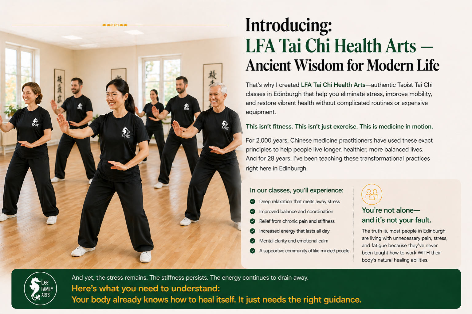 Tai Chi Classes Edinburgh